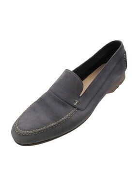 Hermes | Shoes | Herms Monterey Midnight Navy Suede H Buckle  display picture 3